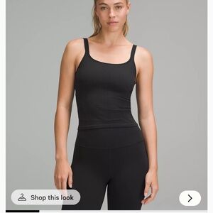 Lululemon Ebb to Street Cropped Tank